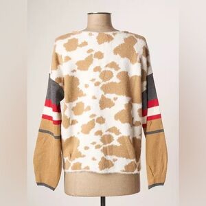 Aldo Martins Sweater Unique Tan Wool Blend